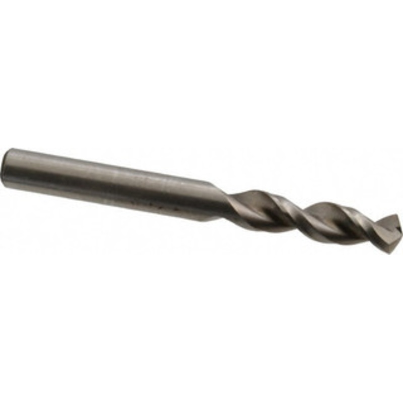 Accupro 0.2913 130 Parabolic Flute Cobalt Screw Machine Drill Bit Bright Finish, Right Hand Cut, 1.339 Flute Length, 2.913 OAL, Split Point, Straight Shank 1630740-AC – 01332568
