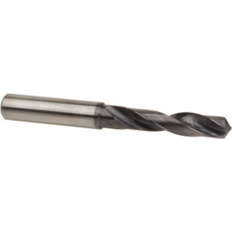 Accupro 0.257 140 Spiral Flute Solid Carbide Screw Machine Drill Bit TiAlN Finish, Right Hand Cut, 1.279 Flute Length, 3.465 OAL, Special Type Point, Straight Shank, Through Coolant 4500383 – 61706792