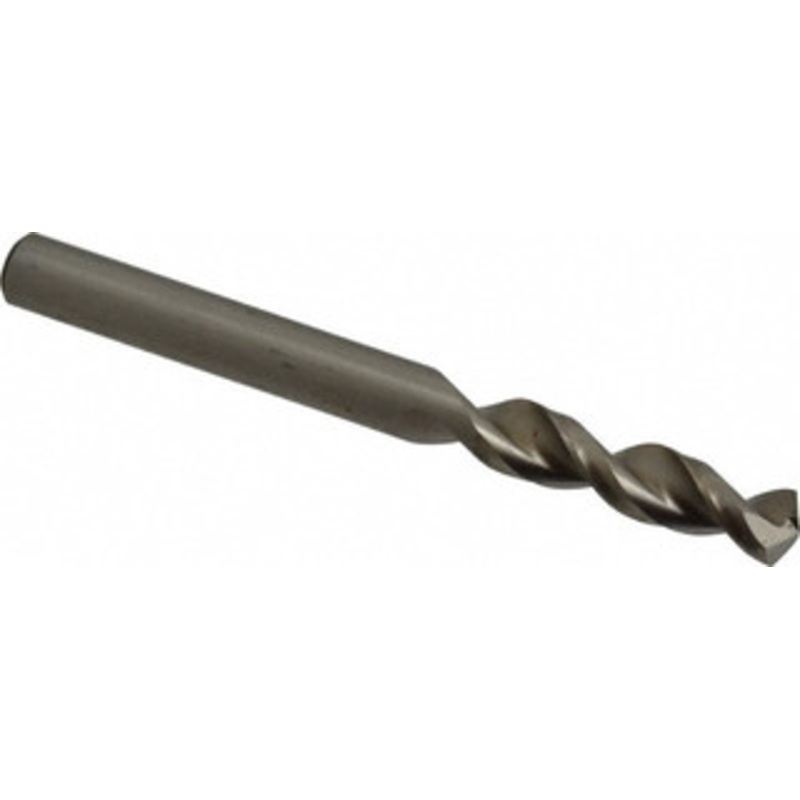 Accupro 0.2677 130 Parabolic Flute Cobalt Screw Machine Drill Bit Bright Finish, Right Hand Cut, 1.339 Flute Length, 2.913 OAL, Split Point, Straight Shank 1630680-AC – 01332469