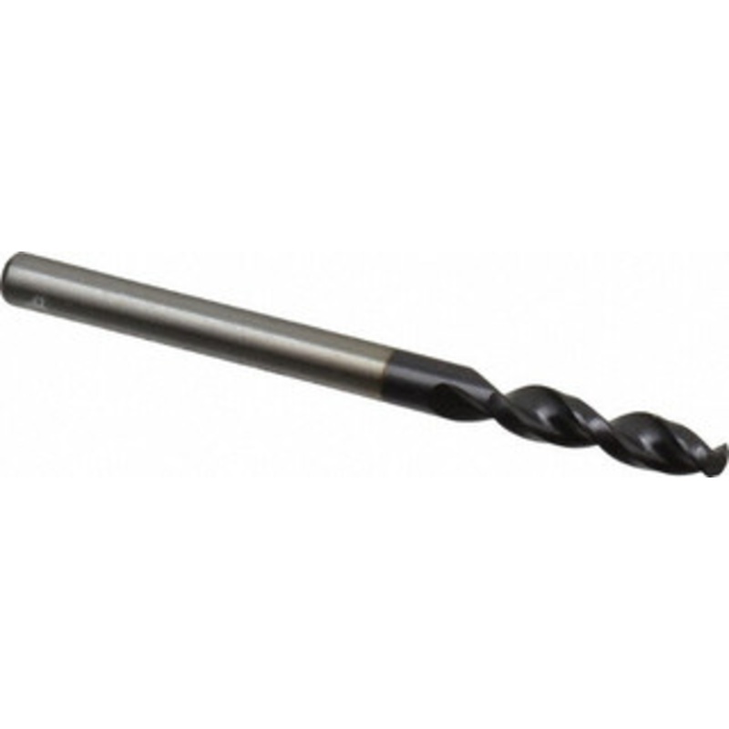 Accupro 0.1614 130 Parabolic Flute Cobalt Screw Machine Drill Bit TiAlN Finish, Right Hand Cut, 0.866 Flute Length, 2.165 OAL, Split Point, Straight Shank 1630410A-AC – 01348812