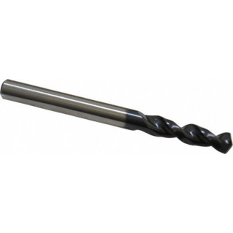 Accupro 0.2244 130 Parabolic Flute Cobalt Screw Machine Drill Bit TiAlN Finish, Right Hand Cut, 1.102 Flute Length, 2.598 OAL, Split Point, Straight Shank 1630570A-AC – 01349174