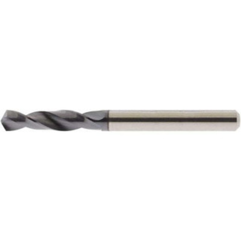 Accupro 0.3858 118 Spiral Flute Solid Carbide Screw Machine Drill Bit AlTiN Finish, Right Hand Cut, 43mm Flute Length, 89mm OAL, Straight Shank DH429023L – 41582149