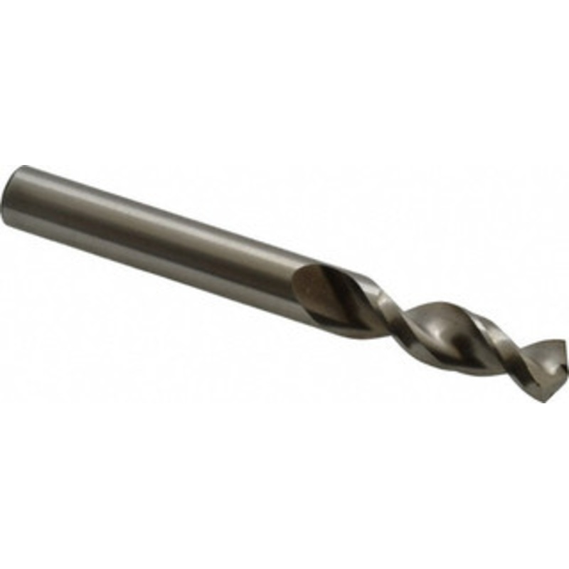Accupro 0.3622 130 Parabolic Flute Cobalt Screw Machine Drill Bit Bright Finish, Right Hand Cut, 1.575 Flute Length, 3.307 OAL, Split Point, Straight Shank 1630920-AC – 01332790