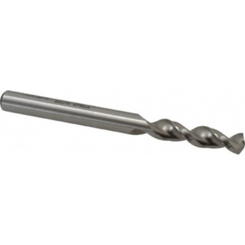 Accupro 0.2402 130 Parabolic Flute Cobalt Screw Machine Drill Bit Bright Finish, Right Hand Cut, 1.22 Flute Length, 2.756 OAL, Split Point, Straight Shank 1630610-AC – 01332337