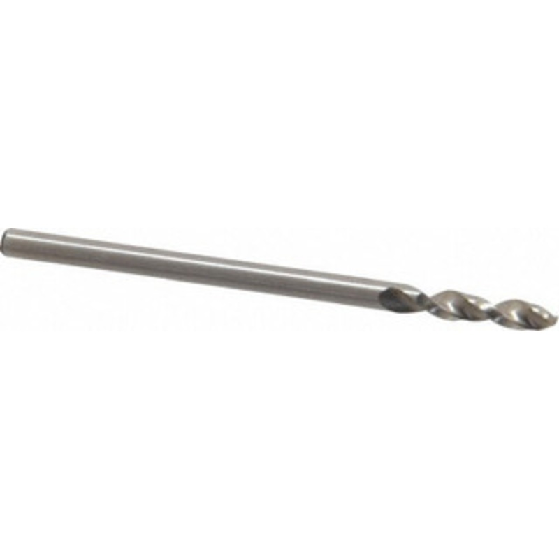 Accupro 0.0846 130 Parabolic Flute Cobalt Screw Machine Drill Bit Bright Finish, Right Hand Cut, 0.512 Flute Length, 1.575 OAL, Split Point, Straight Shank 1630215-AC – 01331297