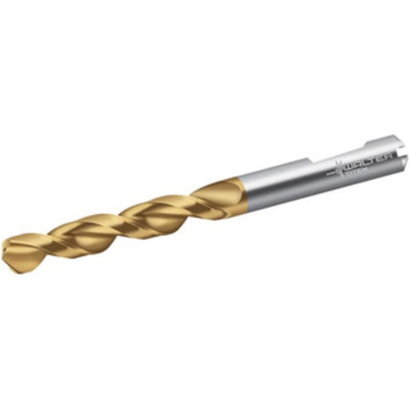 Walter Titex 7.5mm 130 Cobalt Jobber Drill TiN Finish, Right Hand Cut, Parabolic Flute, Whistle Notch Shank, 91mm OAL, Mega Jet Point 5066438 – 88312061