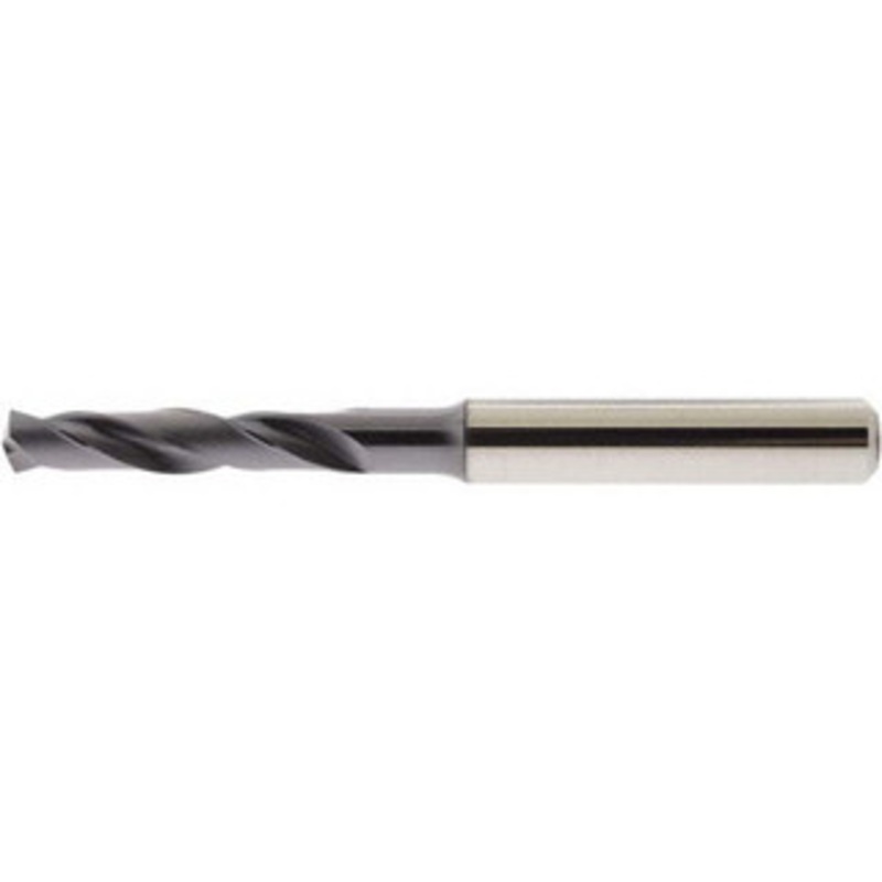 Accupro 1/8 140 Spiral Flute Solid Carbide Screw Machine Drill Bit AlTiN Finish, Right Hand Cut, 20mm Flute Length, 62mm OAL, Straight Shank UL175001 – 41580507