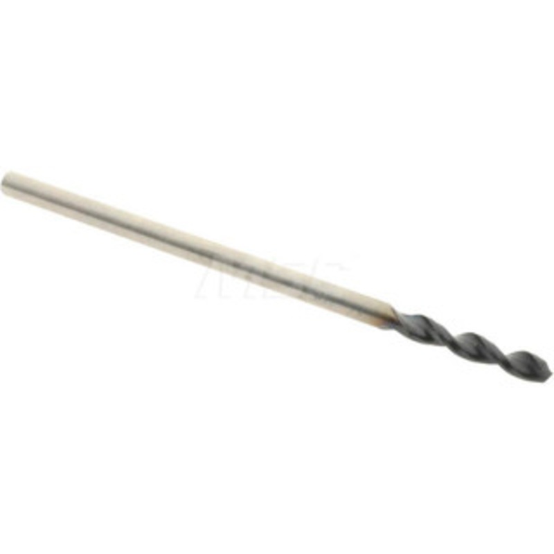 Accupro 0.0531 130 Parabolic Flute Cobalt Screw Machine Drill Bit TiAlN Finish, Right Hand Cut, 0.354 Flute Length, 1.26 OAL, Standard Point, Straight Shank 1630135A-AC – 01347954
