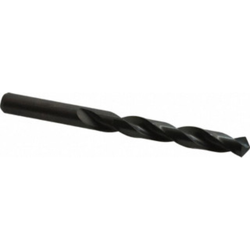 Walter Titex 13.8mm 118 High Speed Steel Jobber Drill Oxide Finish, Right Hand Cut, Spiral Flute, Straight Shank, 6-19/64 OAL, Standard Point 5058619 – 77850618