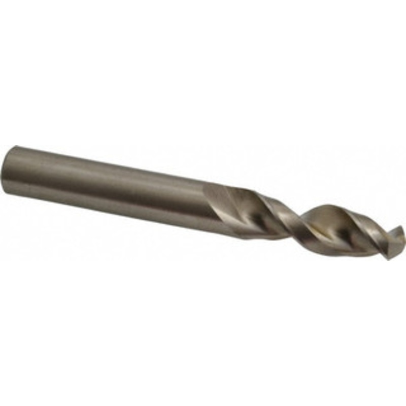 Accupro 0.4921 130 Parabolic Flute Cobalt Screw Machine Drill Bit Bright Finish, Right Hand Cut, 2.008 Flute Length, 4.016 OAL, Split Point, Straight Shank 1631250-AC – 01333012