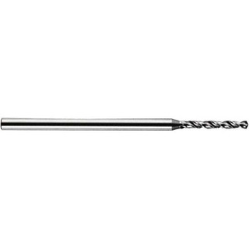 Accupro 0.17mm, 120 Point, Solid Carbide Micro Drill Bit 25mm OAL, 1mm Flute Length, 1mm Shank Diam, Series Miniature A-6100017R – 61613873