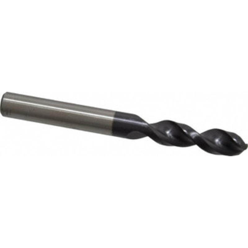 Accupro 0.316 130 Parabolic Flute Cobalt Screw Machine Drill Bit TiAlN Finish, Right Hand Cut, 1.457 Flute Length, 3.11 OAL, Split Point, Straight Shank 1630803A-AC – 01349570