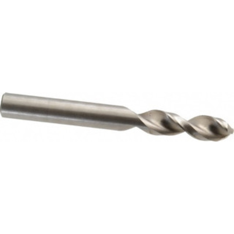 Accupro 0.368 130 Parabolic Flute Cobalt Screw Machine Drill Bit Bright Finish, Right Hand Cut, 1.575 Flute Length, 3.307 OAL, Split Point, Straight Shank 1630935-AC – 01332816