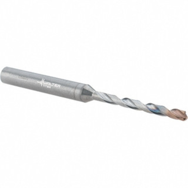 Walter Titex 1/8 140 Solid Carbide Jobber Drill Double Coating Finish, Right Hand Cut, Spiral Flute, Straight Shank, 74mm OAL, X-treme D Point 5834612 – 37764180