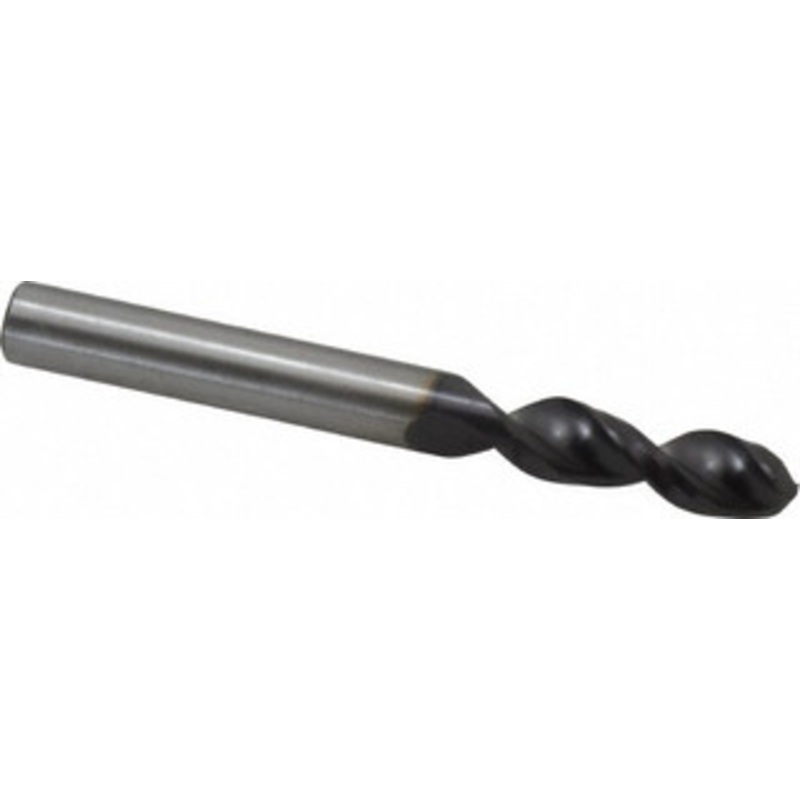 Accupro 0.348 130 Parabolic Flute Cobalt Screw Machine Drill Bit TiAlN Finish, Right Hand Cut, 1.575 Flute Length, 3.307 OAL, Split Point, Straight Shank 1630884A-AC – 01349679