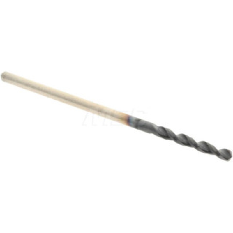 Accupro 0.0472 130 Parabolic Flute Cobalt Screw Machine Drill Bit TiAlN Finish, Right Hand Cut, 0.315 Flute Length, 1.181 OAL, Standard Point, Straight Shank 1630120A-AC – 01347913