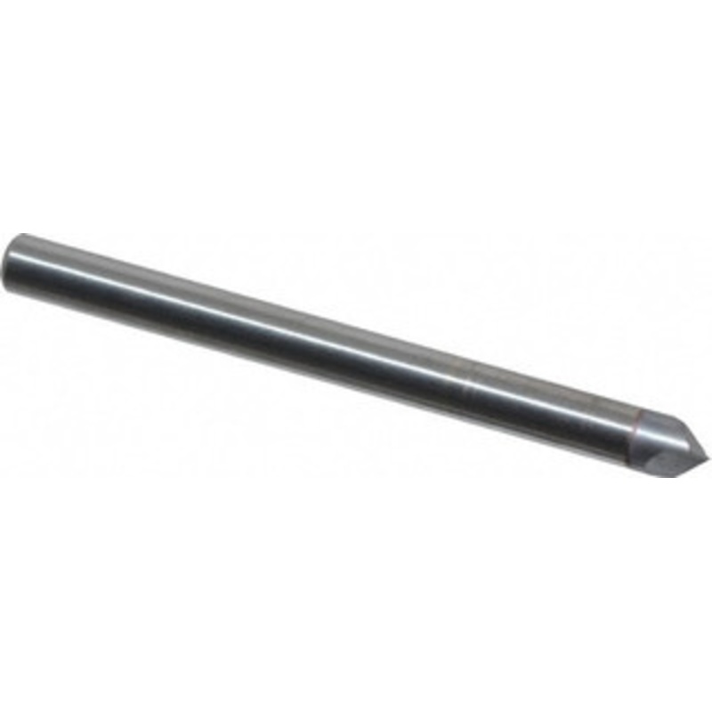 Accupro 1/8 Diam 120 2-Flute Single End Solid Carbide Chamfer Mill TiCN Finish, 1-1/2 OAL, 1/8 Shank Diam 921250120C4 – 09550021