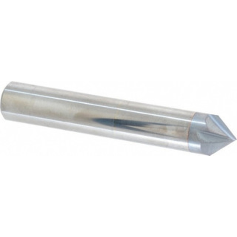 Accupro 1/2 Diam 82 4-Flute Single End Solid Carbide Chamfer Mill TiCN Finish, 3 OAL, 1/2 Shank Diam 945000082C4 – 09550989