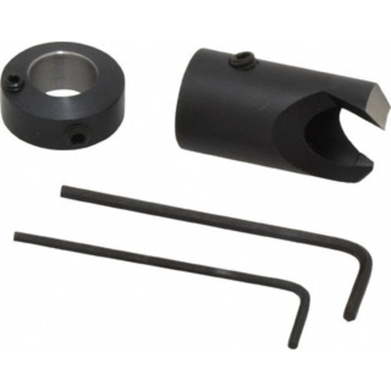 Vernon Devices 5/8 Cutter Diam, 13/32 Drill Compatibility, 5/16 Collar Thickness, Adjustable Depth Drill Countersink 90 Incl Angle, 45 Centerline Angle, 3/4 Cutter Diam, 1-1/4 Cutter Head Length, HSS, Right Hand CCH-CCH4060 – 01336262