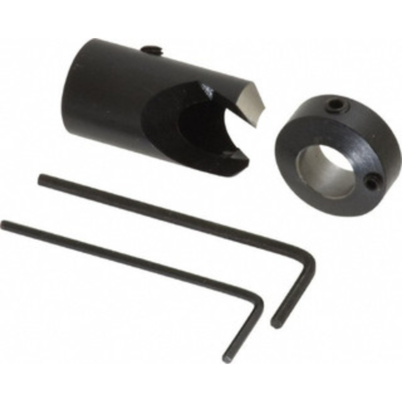 Vernon Devices 5/8 Cutter Diam, 3/8 Drill Compatibility, 5/16 Collar Thickness, Adjustable Depth Drill Countersink 90 Incl Angle, 45 Centerline Angle, 3/4 Cutter Diam, 1-1/4 Cutter Head Length, HSS, Right Hand CCH-CCH3750 – 01336247
