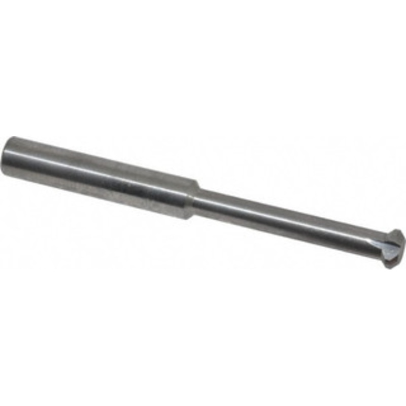 Accupro 1/4 Diam 90 0.035 Chamfer Solid Carbide Back Chamfer Bright Finish, Single End, 1/32 Flat Width, 0.17 Neck Diam, 2-1/2 OAL 02703007 – 02703007