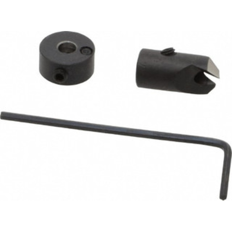 Vernon Devices 5/16 Cutter Diam, 9/64 Drill Compatibility, 1/4 Collar Thickness, Adjustable Depth Drill Countersink 90 Incl Angle, 45 Centerline Angle, 7/16 Cutter Diam, 5/8 Cutter Head Length, HSS, Right Hand CCH-CCH1406 – 01336098