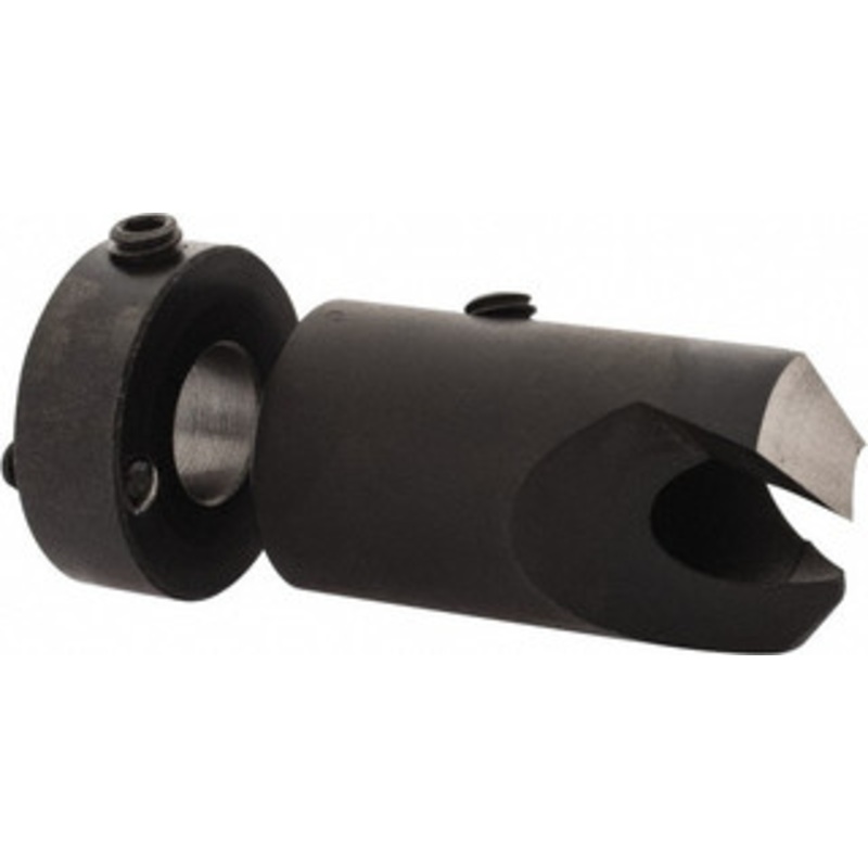 Vernon Devices 5/8 Cutter Diam, Letter P Drill Compatibility, 5/16 Collar Thickness, Adjustable Depth Drill Countersink 90 Incl Angle, 45 Centerline Angle, 3/4 Cutter Diam, 1-1/4 Cutter Head Length, HSS, Right Hand CCH-CCH3230 – 01335165