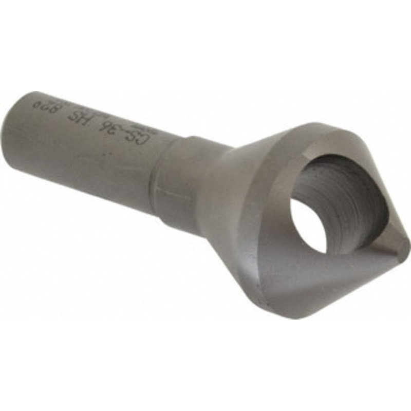 Weldon Tool 1-1/8 Head Diam, 1/2 Shank Diam, 82 High Speed Steel Countersink Bright Finish, 2-13/16 OAL, Single End, Straight Shank, Right Hand Cut 98826-94-W – 02541282