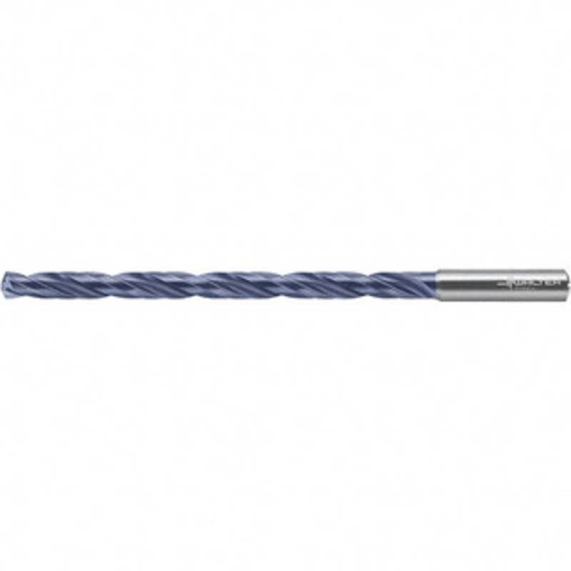 Walter Titex Letter E (1/4) 140 2-Flute Solid Carbide Extra Length Drill Bit TiNAl Finish, 110mm Flute Length, 148mm OAL, 8mm Shank Diam, Through Coolant, Series DC150-12-A1 6618789 – 55689335