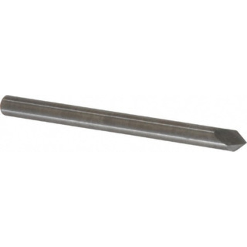 Accupro 1/8 Diam 82 2-Flute Single End Solid Carbide Chamfer Mill Bright Finish, 1-1/2 OAL, 1/8 Shank Diam 921250082 – 09549916
