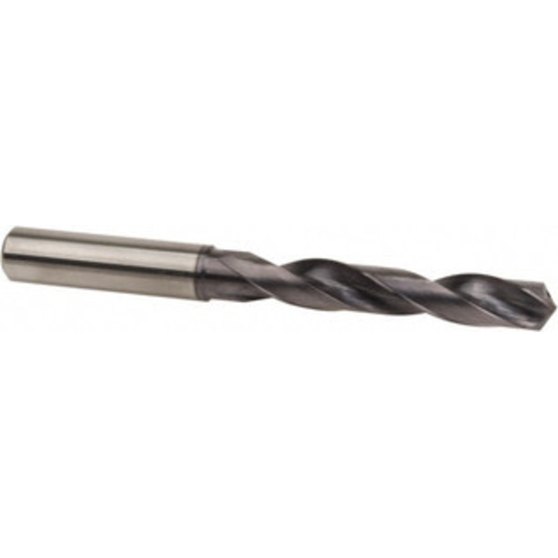 Accupro 1/2 140 Solid Carbide Jobber Drill TiAlN Finish, Right Hand Cut, Spiral Flute, Straight Shank, 6-37/64 OAL, Special Type Point 4500163 – 61703765