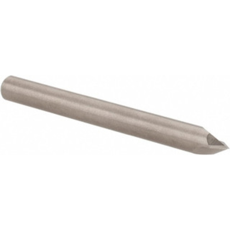 Accupro 1/4 Diam 90 2-Flute Single End Solid Carbide Chamfer Mill Bright Finish, 2-1/2 OAL, 1/4 Shank Diam 922500090 – 09550187