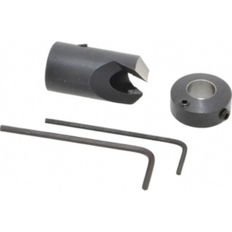 Vernon Devices 5/8 Cutter Diam, 11/32 Drill Compatibility, 5/16 Collar Thickness, Adjustable Depth Drill Countersink 90 Incl Angle, 45 Centerline Angle, 3/4 Cutter Diam, 1-1/4 Cutter Head Length, HSS, Right Hand CCH-CCH3430 – 01336221