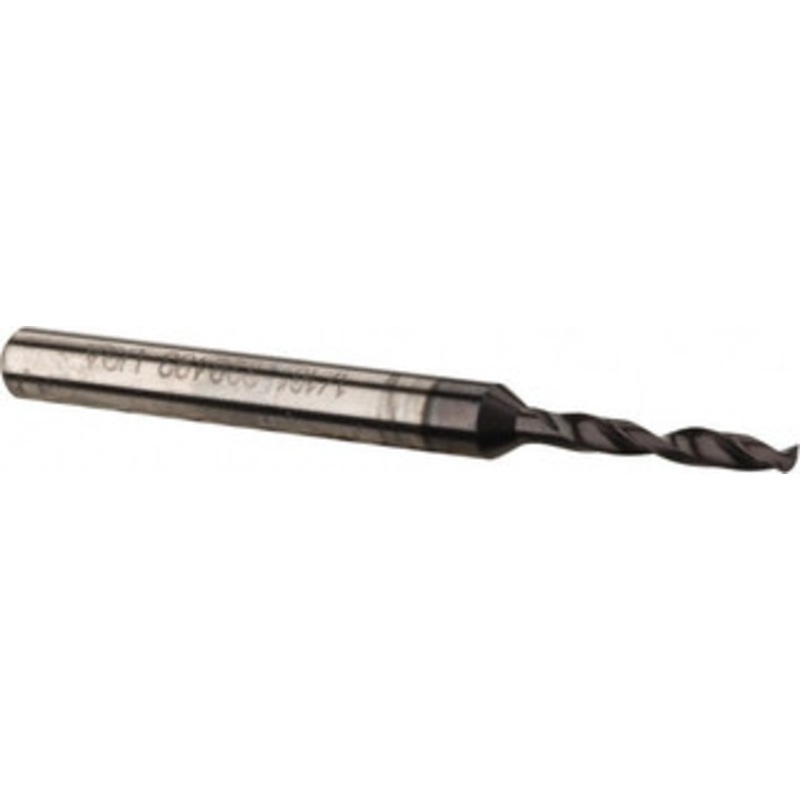 Accupro 1/16 140 Solid Carbide Jobber Drill AlTiN Finish, Right Hand Cut, Spiral Flute, Straight Shank, 1-1/2 OAL, Notched Point 63309629 – 63309629