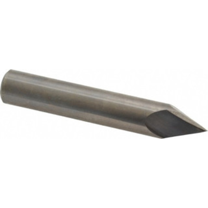 Accupro 1/2 Diam 60 2-Flute Single End Solid Carbide Chamfer Mill Bright Finish, 3 OAL, 1/2 Shank Diam 925000060 – 09550427