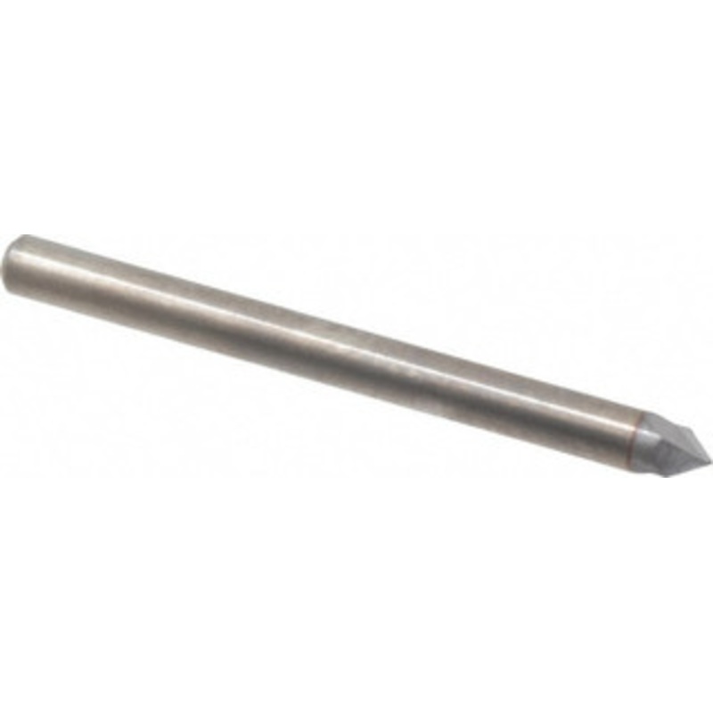 Accupro 1/8 Diam 82 2-Flute Single End Solid Carbide Chamfer Mill TiCN Finish, 1-1/2 OAL, 1/8 Shank Diam 921250082C4 – 09549932