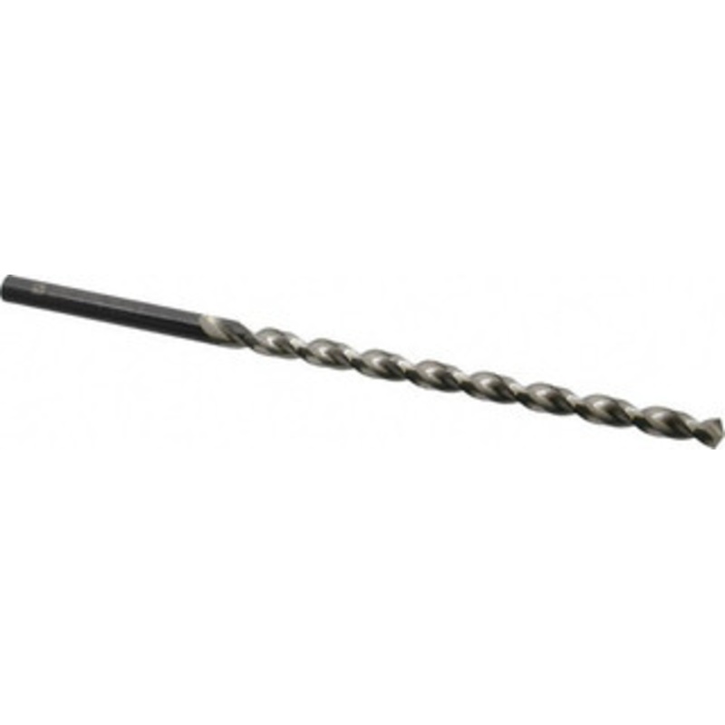 Walter Titex 13/32 130 2-Flute High Speed Steel Extra Length Drill Bit Bright Finish, 7-9/32 Flute Length, 10-7/16 OAL, Series A1622 5062549 – 01468263