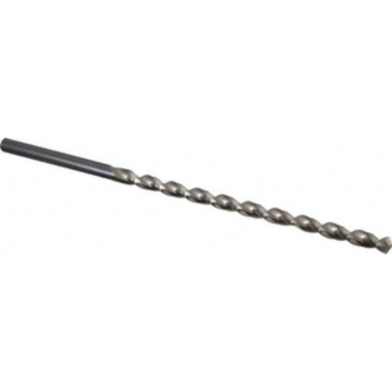 Walter Titex 8.5mm 130 2-Flute High Speed Steel Extra Length Drill Bit Bright Finish, 165mm Flute Length, 240mm OAL, 8.5mm Shank Diam, Series A1622 5062634 – 51803682
