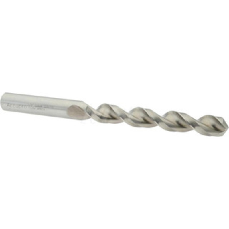 Accupro 1/2 130 Cobalt Jobber Drill Bright Finish, Right Hand Cut, Parabolic Flute, Straight Shank, 5-15/16 OAL, Split Point 1641269-AC – 05599923