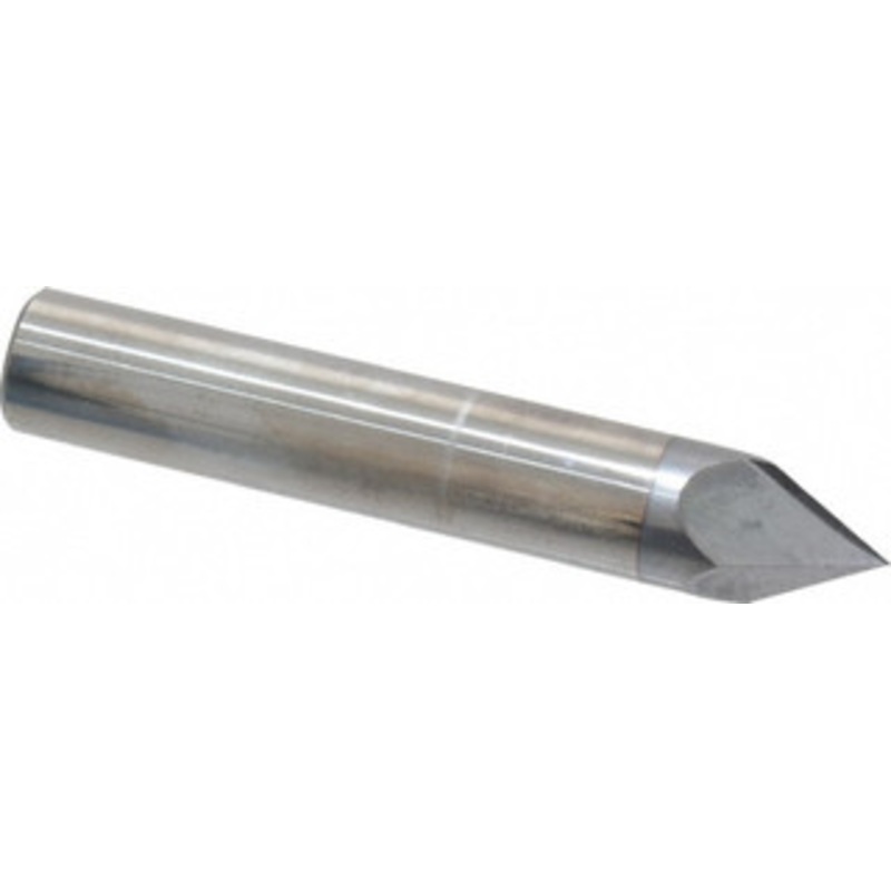 Accupro 1/2 Diam 60 2-Flute Single End Solid Carbide Chamfer Mill TiCN Finish, 3 OAL, 1/2 Shank Diam 925000060C4 – 09550443
