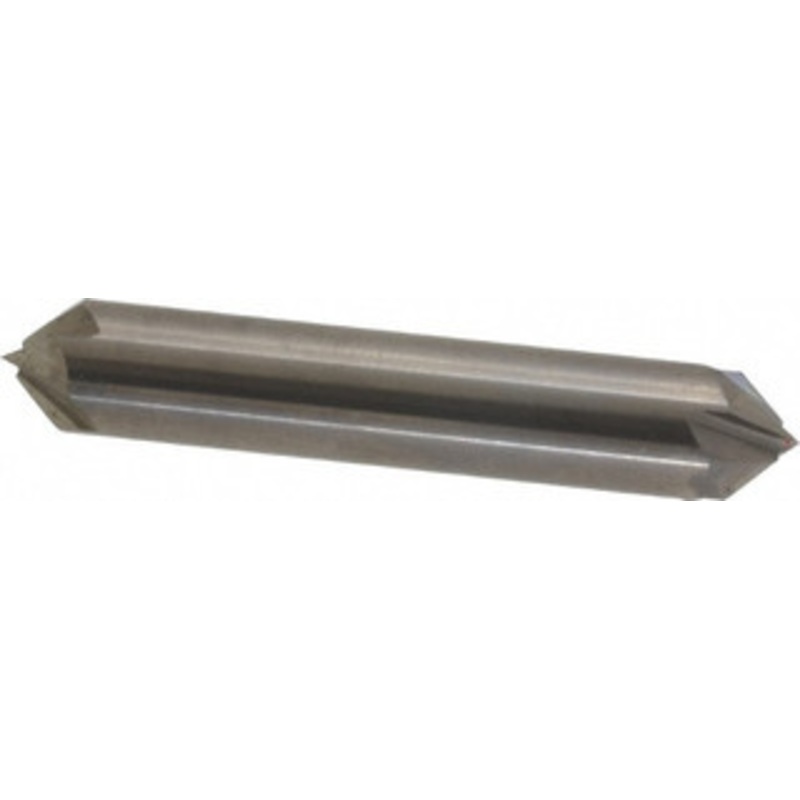 Accupro 1/2 Diam 90/90 4-Flute Double End Solid Carbide Chamfer Mill Bright Finish, 3 OAL, 1/2 Shank Diam 945000090DE – 09551029