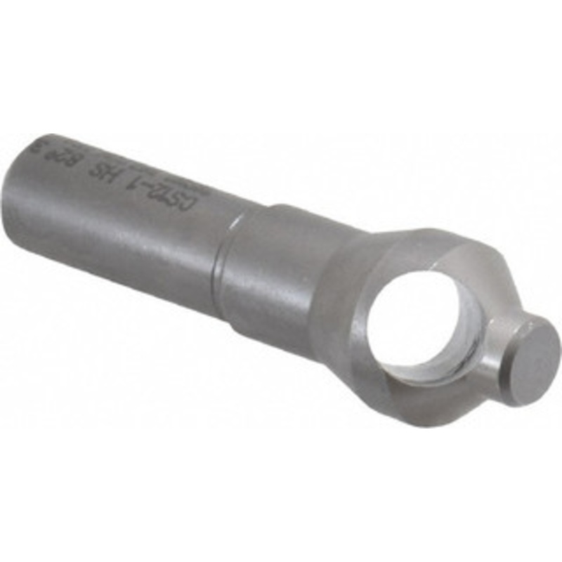 Weldon Tool 49/64 Head Diam, 1/2 Shank Diam, 82 High Speed Steel Countersink Bright Finish, 2-5/8 OAL, Single End, Straight Shank, Includes Pilot, Right Hand Cut 98718-94-W – 02542306