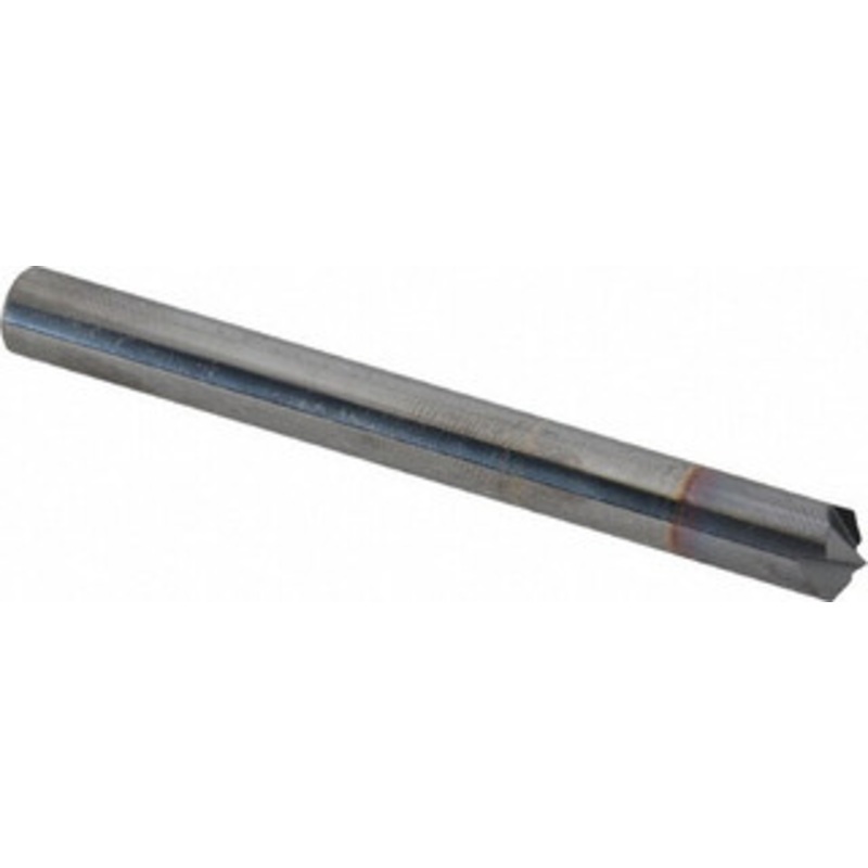 Accupro 1/4 Diam 120 4-Flute Single End Solid Carbide Chamfer Mill TiCN Finish, 2-1/2 OAL, 1/4 Shank Diam 942500120C4 – 09550773
