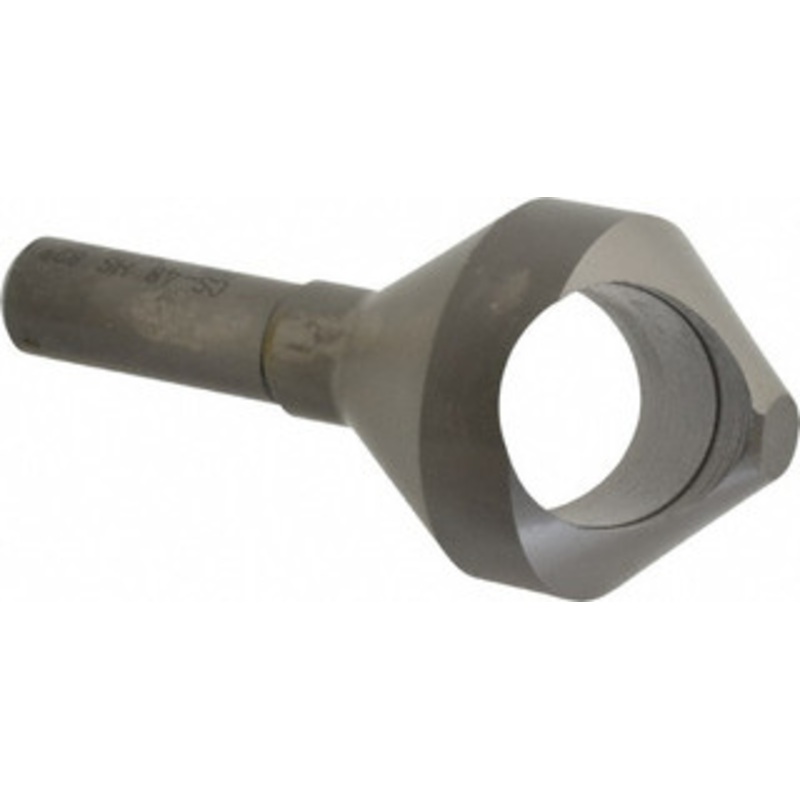 Weldon Tool 1-1/2 Head Diam, 1/2 Shank Diam, 82 High Speed Steel Countersink Bright Finish, 3-1/2 OAL, Single End, Straight Shank, Right Hand Cut 98828-94-W – 02541308