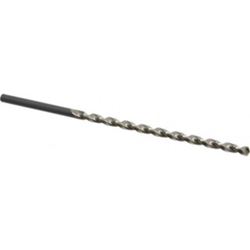 Walter Titex 8.1mm 130 2-Flute High Speed Steel Extra Length Drill Bit Bright Finish, 165mm Flute Length, 240mm OAL, 8.1mm Shank Diam, Series A1622 5062630 – 51803641