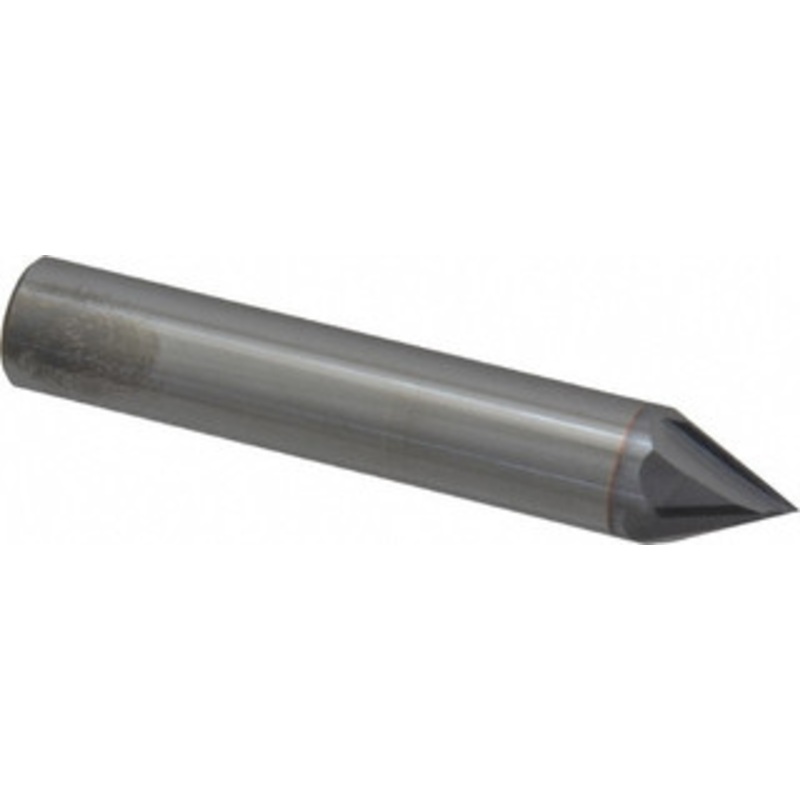 Accupro 1/2 Diam 60 4-Flute Single End Solid Carbide Chamfer Mill TiCN Finish, 3 OAL, 1/2 Shank Diam 945000060C4 – 09550955