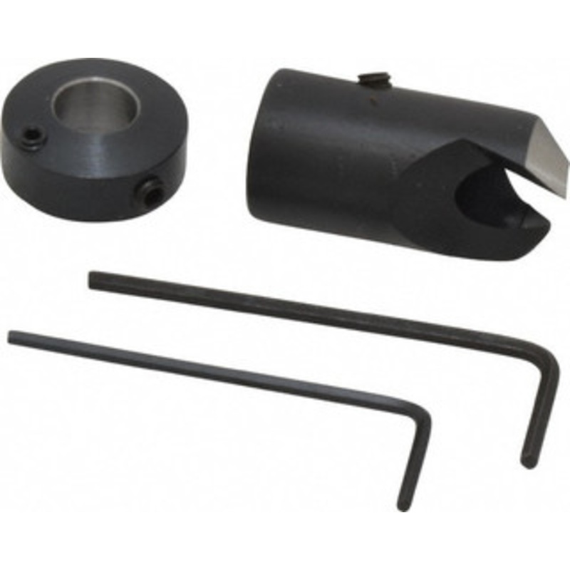 Vernon Devices 5/8 Cutter Diam, 21/64 Drill Compatibility, 5/16 Collar Thickness, Adjustable Depth Drill Countersink 90 Incl Angle, 45 Centerline Angle, 3/4 Cutter Diam, 1-1/4 Cutter Head Length, HSS, Right Hand CCH-CCH3280 – 01336213