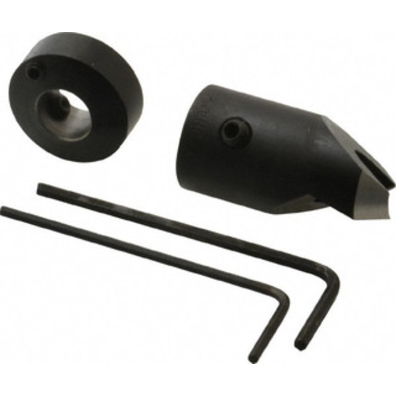 Vernon Devices 5/8 Cutter Diam, Letter Q Drill Compatibility, 5/16 Collar Thickness, Adjustable Depth Drill Countersink 90 Incl Angle, 45 Centerline Angle, 3/4 Cutter Diam, 1-1/4 Cutter Head Length, HSS, Right Hand CCH-CCH3320 – 01335173