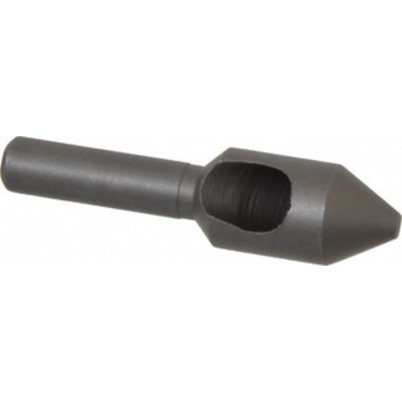 Weldon Tool 7/16 Head Diam, 1/4 Shank Diam, 60 High Speed Steel Countersink Bright Finish, 1-3/4 OAL, Single End, Straight Shank, Right Hand Cut 98630-94-W – 02541027