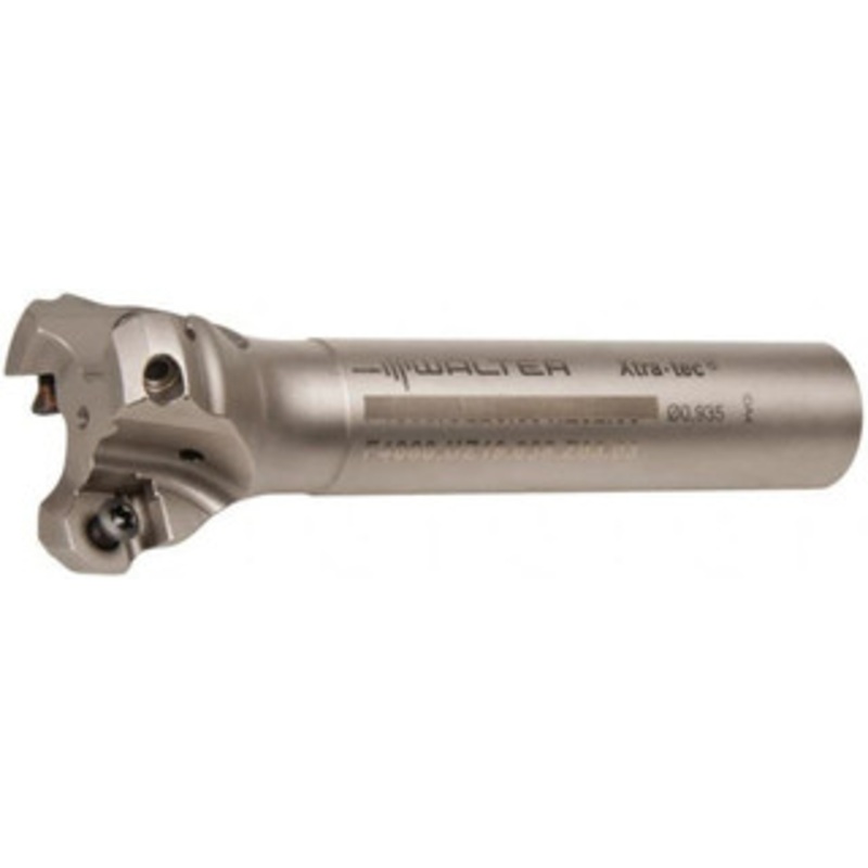 Walter Tools 1 Cut Diam, 8mm Max Depth, 3/4 Shank Diam, Cylindrical Shank, 8 OAL, Indexable Square-Shoulder End Mill F4042 Toolholder, Uses AD.T 0803 Insert Style, 90 Lead Angle 5523836 – 43486877